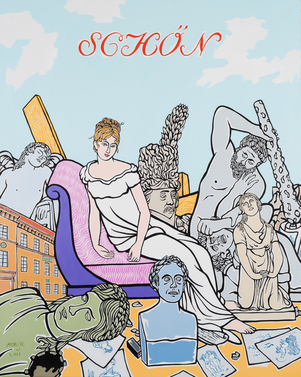 Moritz Götze, Schön, 2018, Öl auf Leinwand 200 cm x 160 cm, SüdWestGalerie, LONGSTREET ART SHOP