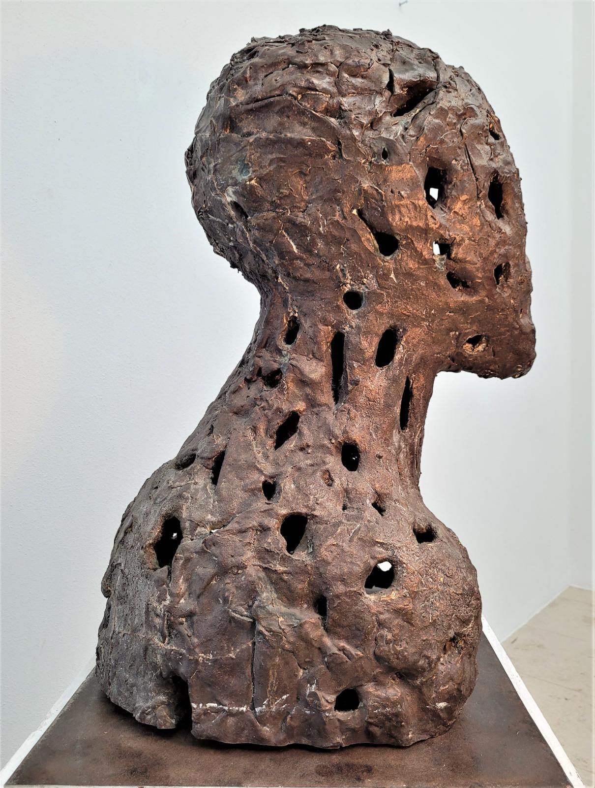 Emil Cimiotti, Mein Bruder - späte Fassung, 2002, Bronze, gussrau, Höhe 70 cm, SüdWestGalerie, LONGSTREET ART SHOP