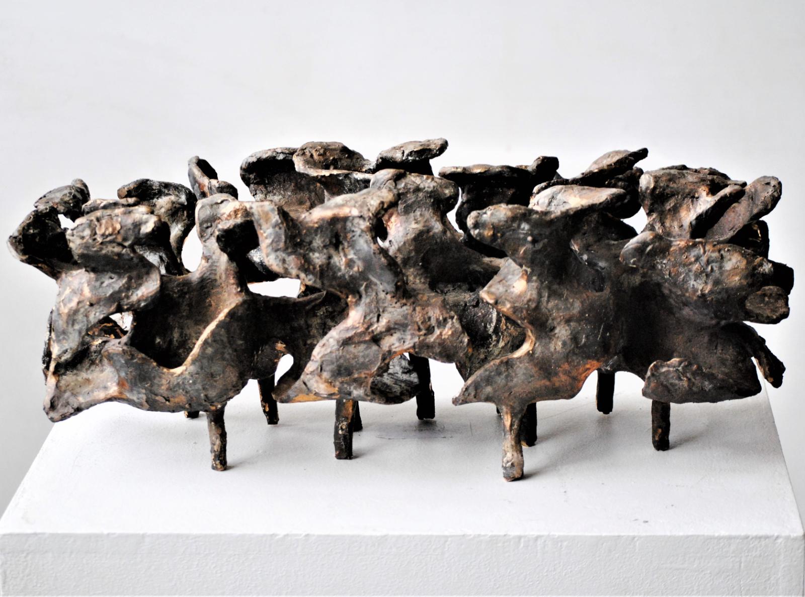 Emil Cimiotti, Pineta III, Bronze gussrau, 58 cm x 24 cm x 23 cm, Galerie Cyprian Brenner, LONGSTREET ART SHOP