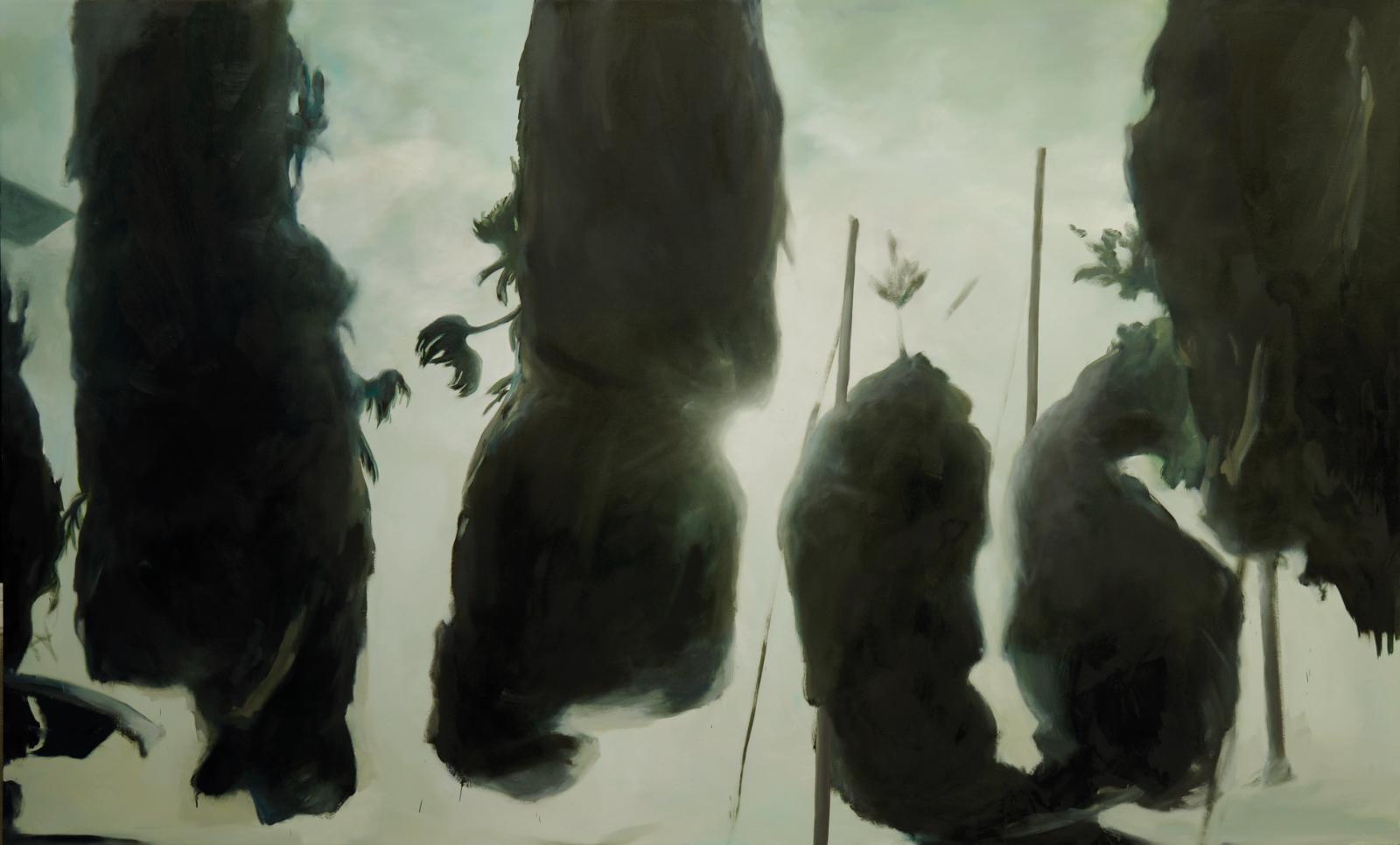 Franz Baumgartner, well, well, 09.2013, Öl auf Leinwand, 183 cm x 300 cm, Galerie Cyprian Brenner, LONGSTREET ART SHOP