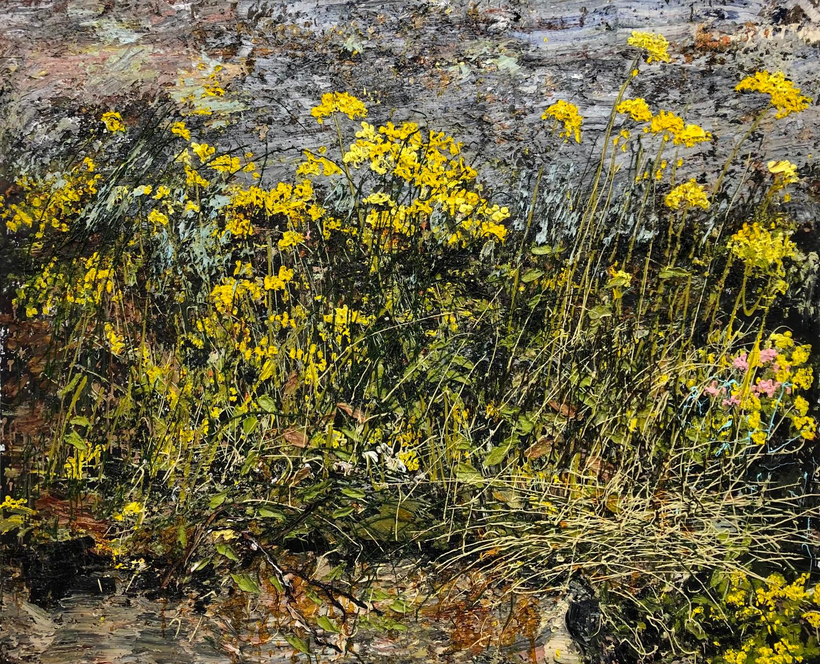 Helmut Helmes, Am Rand, 2023, Öl auf Leinwand, 130 cm x 160 cm, Galerie Cyprian Brenner, LONGSTREET ART SHOP