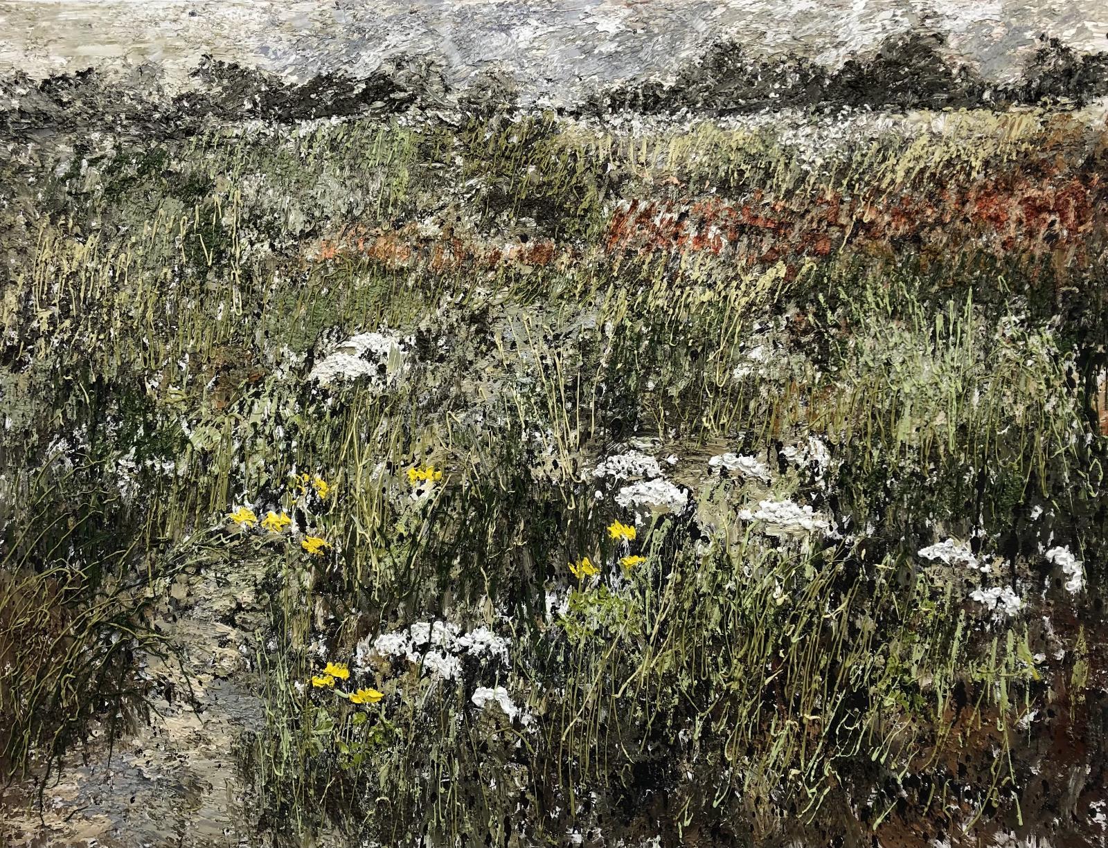 Helmut Helmes, Sommerland, 2023, Öl auf Leinwand, 130 cm x 170 cm, Galerie Cyprian Brenner, LONGSTREET ART SHOP