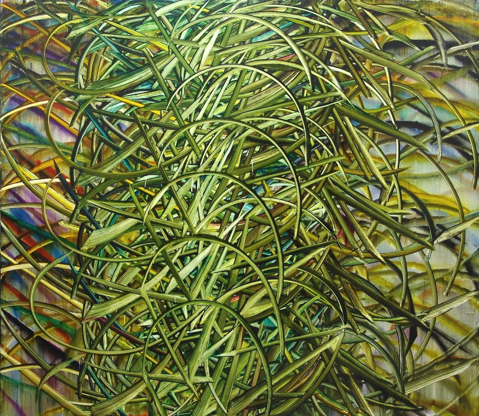 Isa Dahl, nur so, 2011, Öl auf Leinwand, 210 cm x 240 cm, Galerie Cyprian Brenner, LONGSTREET ART SHOP