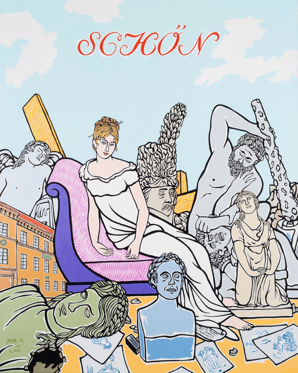 Moritz Götze, Pop Art, Schön, 2018, Öl auf Leinwand, 200 cm x 160 cm, SüdWestGalerie