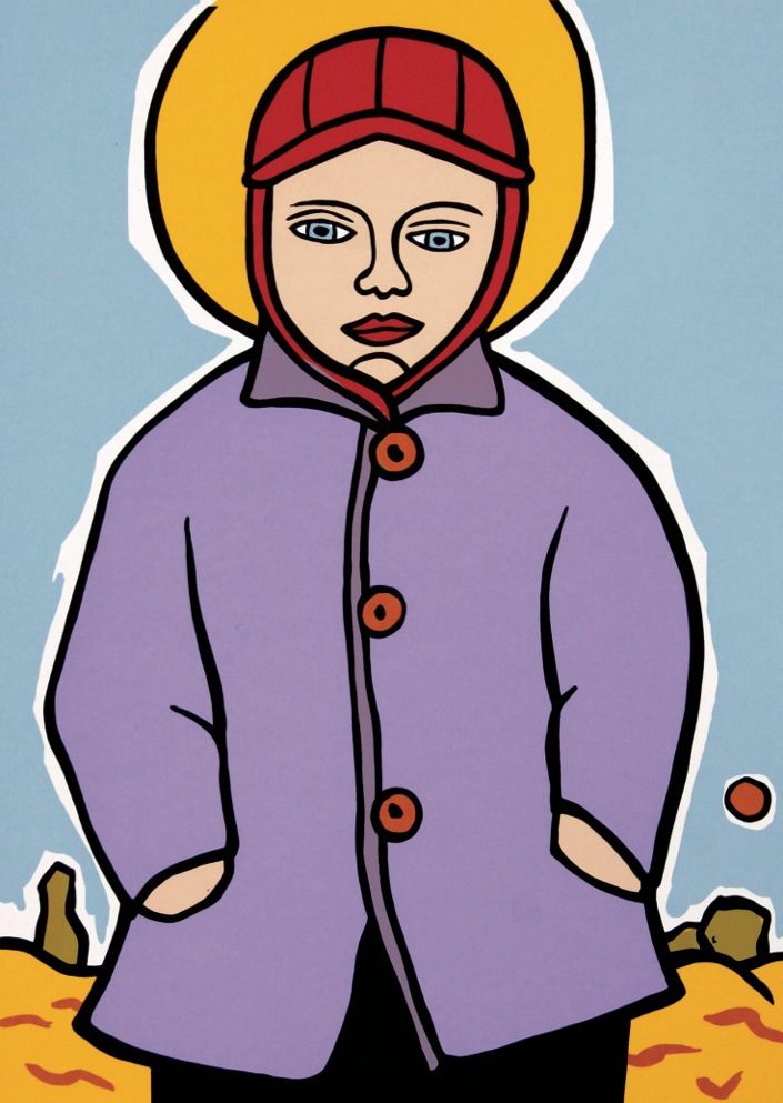 Moritz Götze,
Heiliger Peter,
(nach Hakenbeck),
Farbgrafik