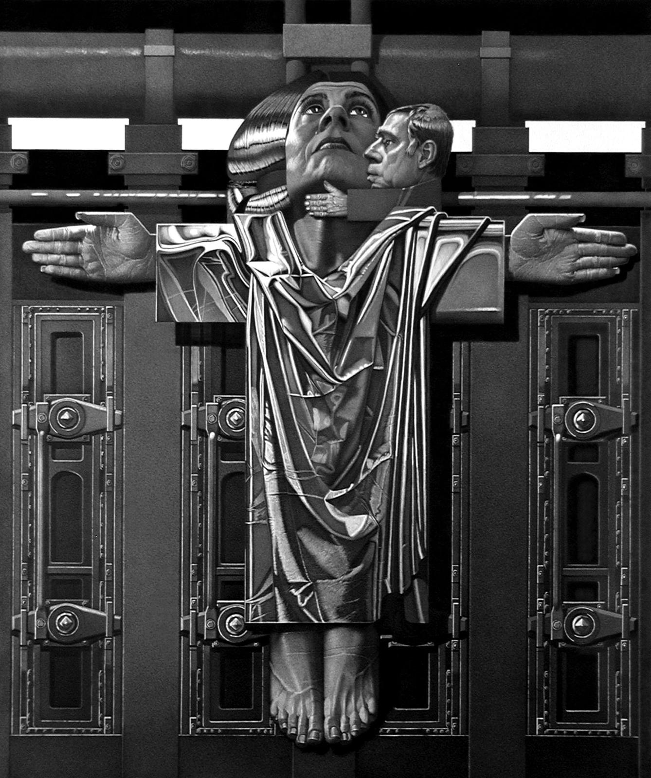 Peter König, Aufbruch und Neues, 2007, 2008 cm x 160 cm, Bleistift auf Papier, SüdWestGalerie, LONGSTREET ART SHOP