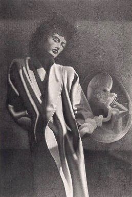 Peter König, Salome und Johannes der Täufer, Bleistift auf Papier, 50 cm x 30 cm, SüdWestGalerie, LONGSTREET ART SHOP