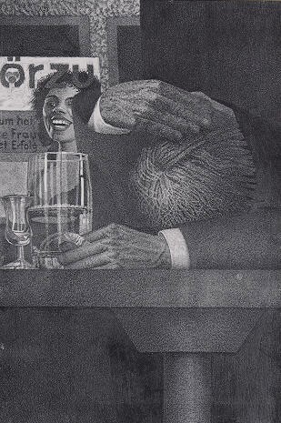 Peter König, Versagt, 1992, Bleistift auf Papier, 100 cm x 70 cm, SüdWestGalerie, LONGSTREET ART SHOP