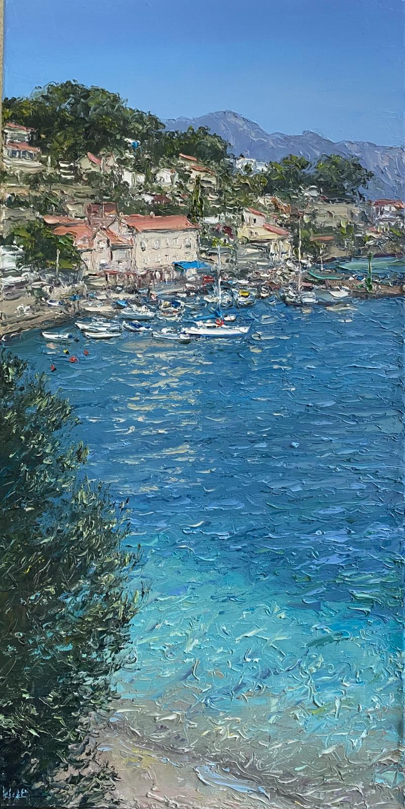 Peter Witt, Mimice, 2025, Öl auf Leinwand, 80 cm x 40 cm, Galerie Cyprian Brenner, LONGSTREET ART SHOP