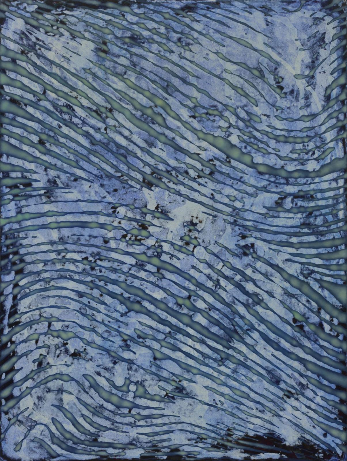 Philipp Zörndlein, Tundra, 2021, Öl, Lack, Tusche und Acryl auf Holz, 80 cm x 60 cm, Galerie Cyprian Brenner, LONGSTREET ART SHOP