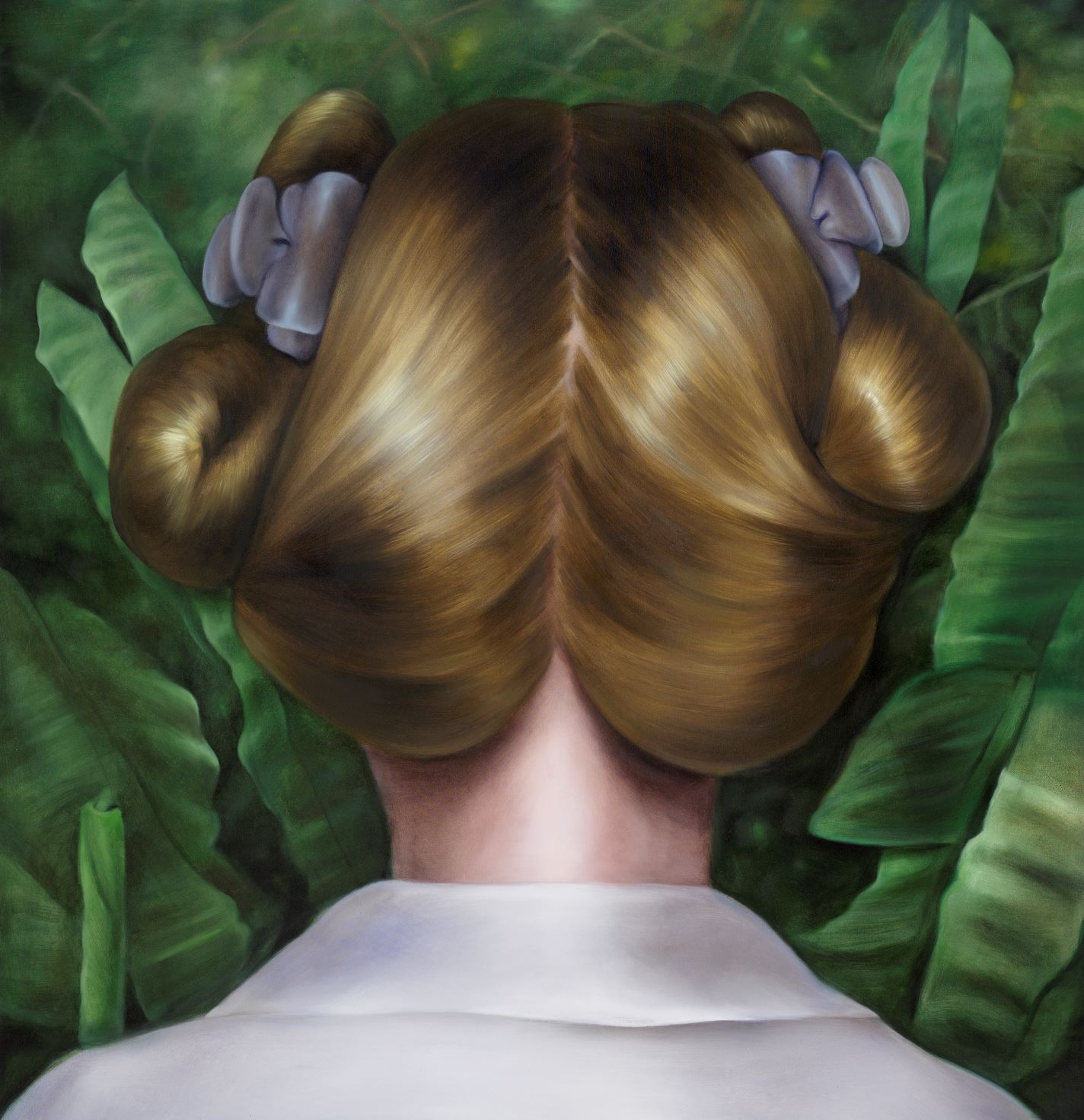 Simone Haack, Coco in Curacao, 2022, Öl auf Baumwolle, 160 cm x 155 cm, Galerie Cyprian Brenner, LONGSTREET ART SHOP