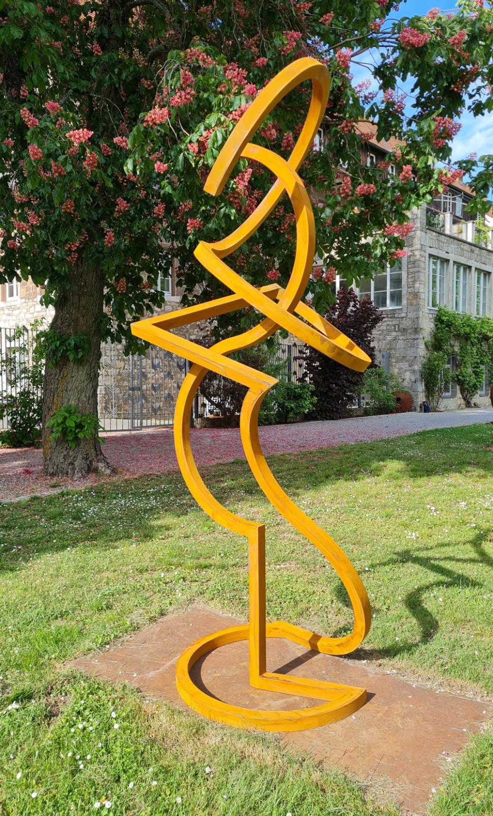 Sonja Edle von Hoeßle, LUNDIBA, 2022, Cortenstahl, 290 cm x 123 cm x 100 cm, Galerie Cyprian Brenner, LONGSTREET ART SHOP