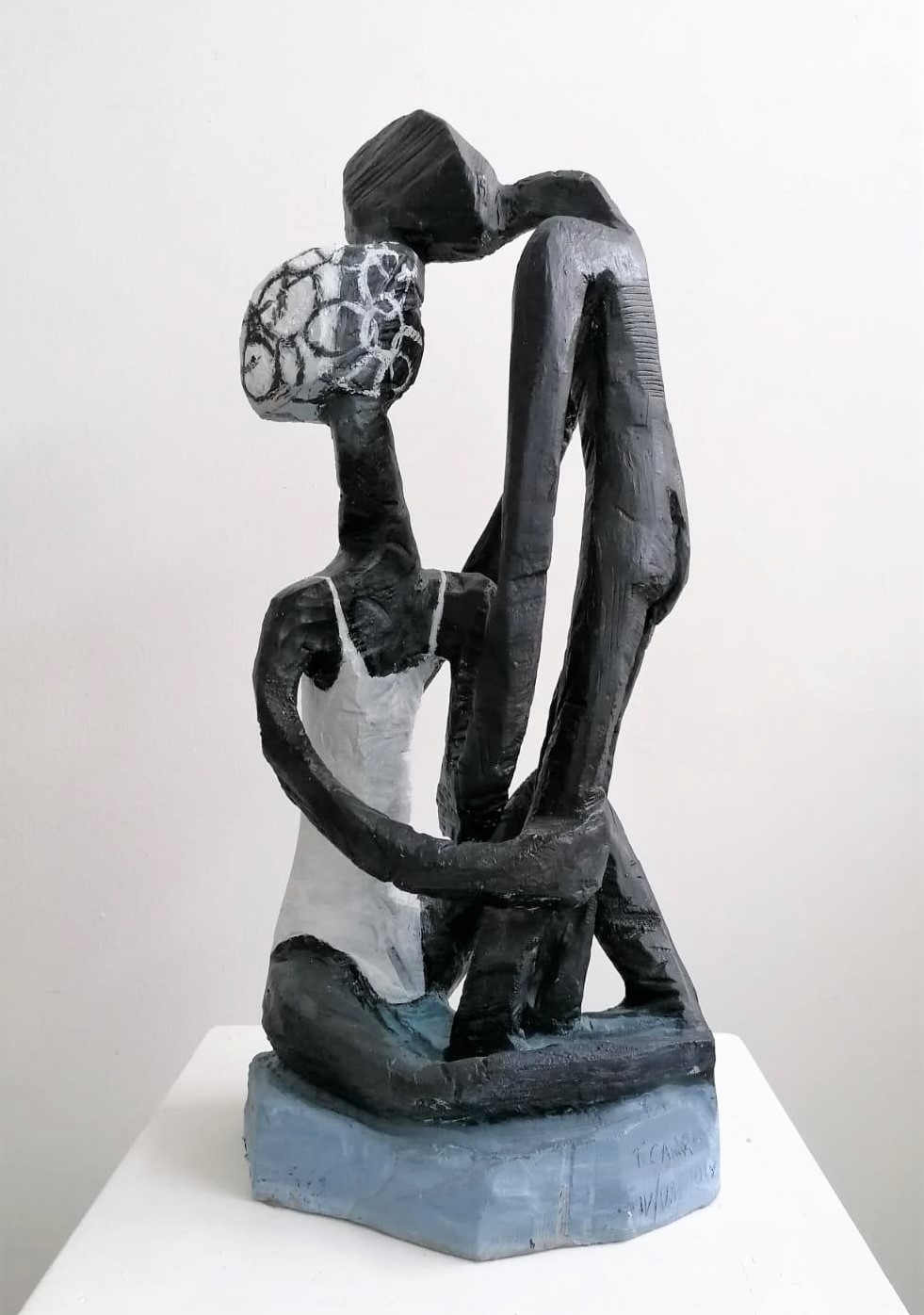 Terence Carr, Der Kuss, (groß) 2019, Aluminium, Auflage 7 + 1 e.a., 75 x 30 x 33 cm