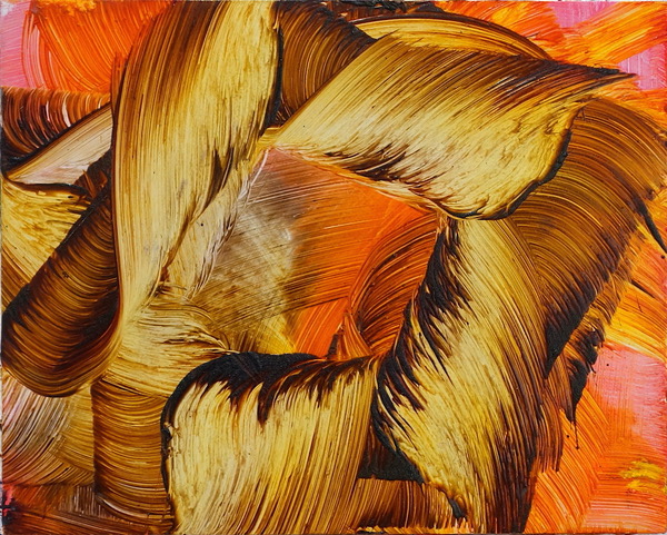 Isa Dahl, borst, hugs and flowers SWG34, 2019, Öl auf Holz, 24 cm x 30 cm x 4 cm, Galerie Cyprian Brenner, LONGSTREET ART SHOP