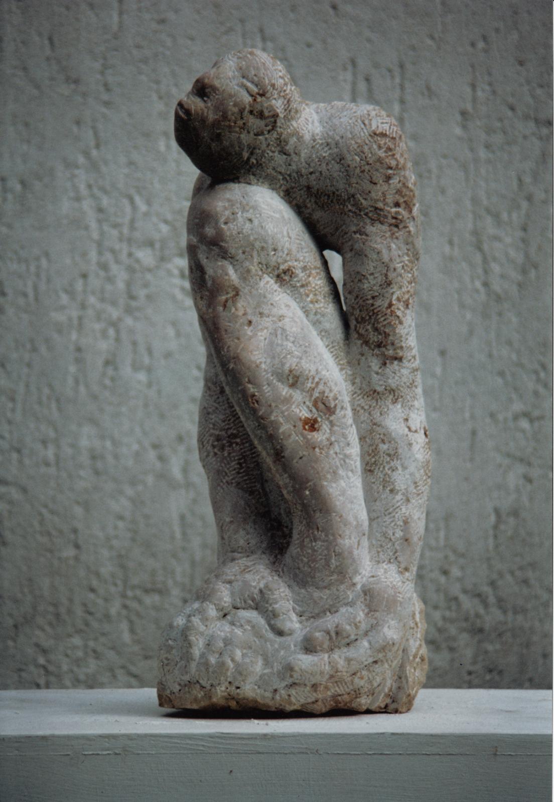 Christoph Traub, Birdy, 1993, Steinguss, 75cm hoch, trc009ko