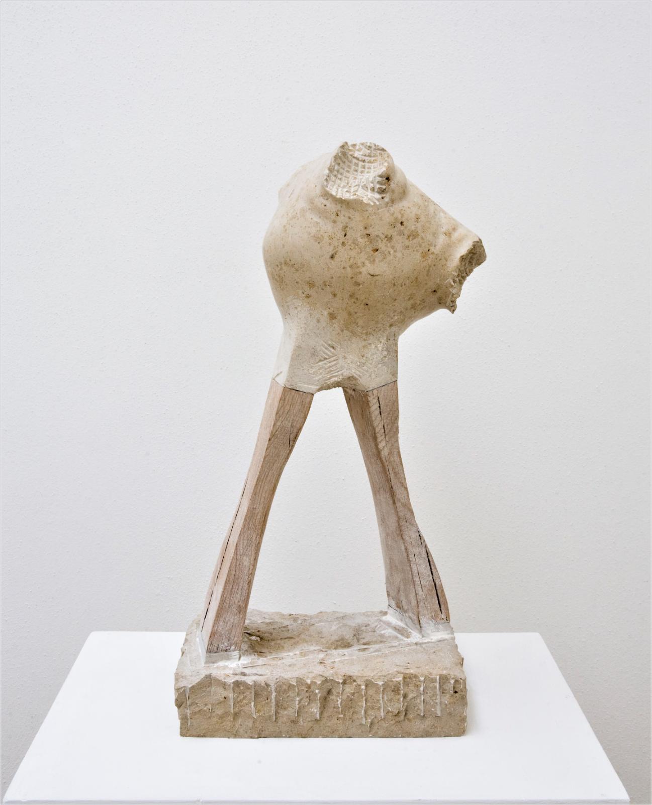 Christoph Traub, Spross 1, 2013, Jura/Eiche, 57 x 15 x 26 cm, trc017ko