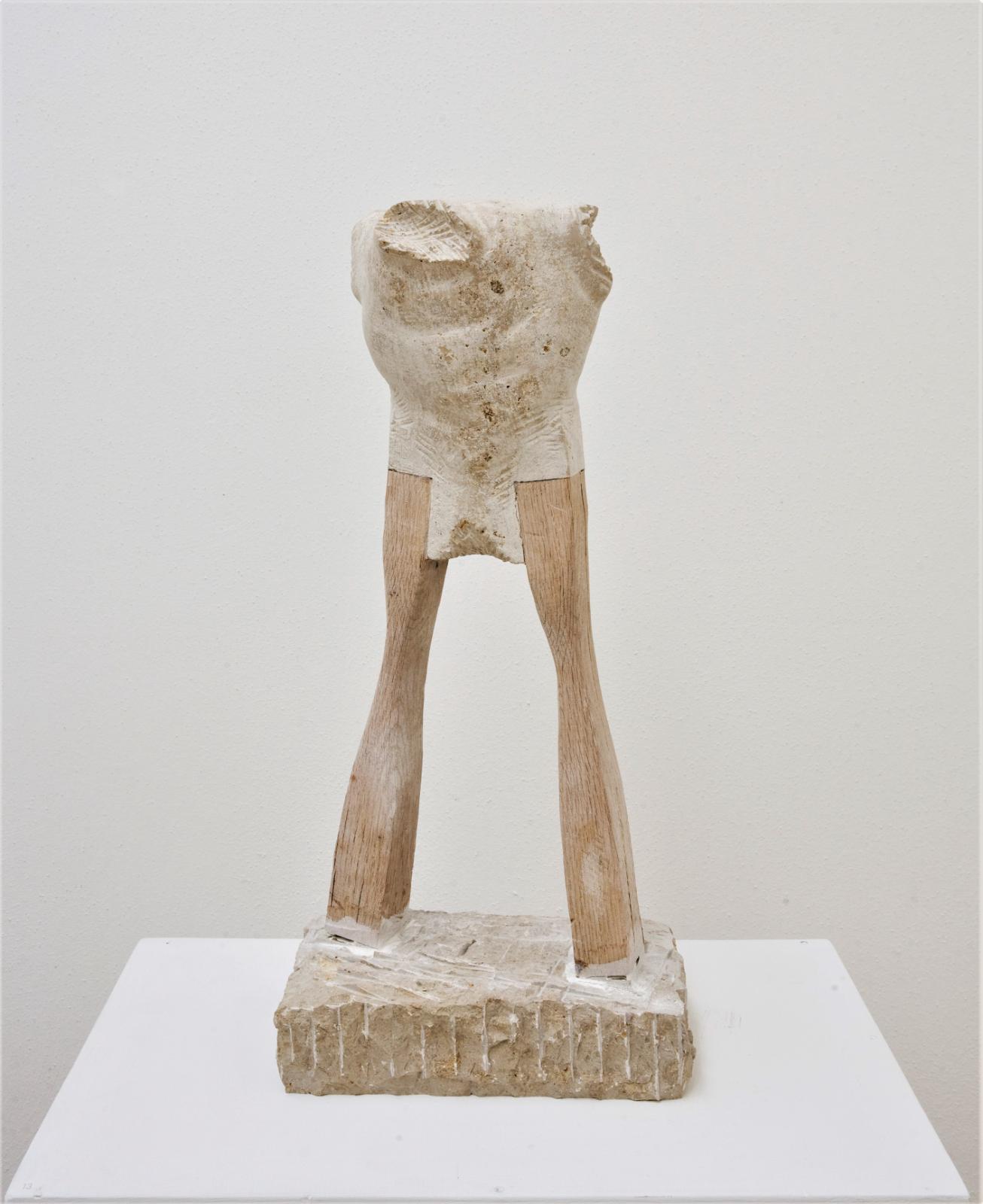 Christoph Traub, Spross 2, 2013, Jura/Eiche, 58 x 18 x 30 cm, trc018ko