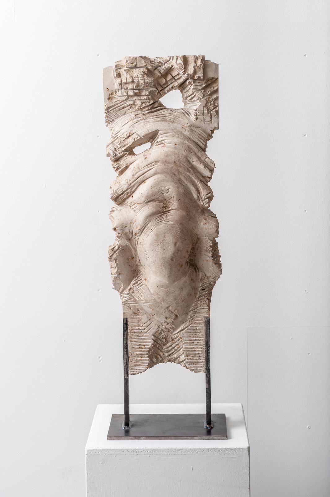 Christoph Traub, Haut 1, 2014, Jura/Stahl, 95 x 15 x 30 cm, trc011ko