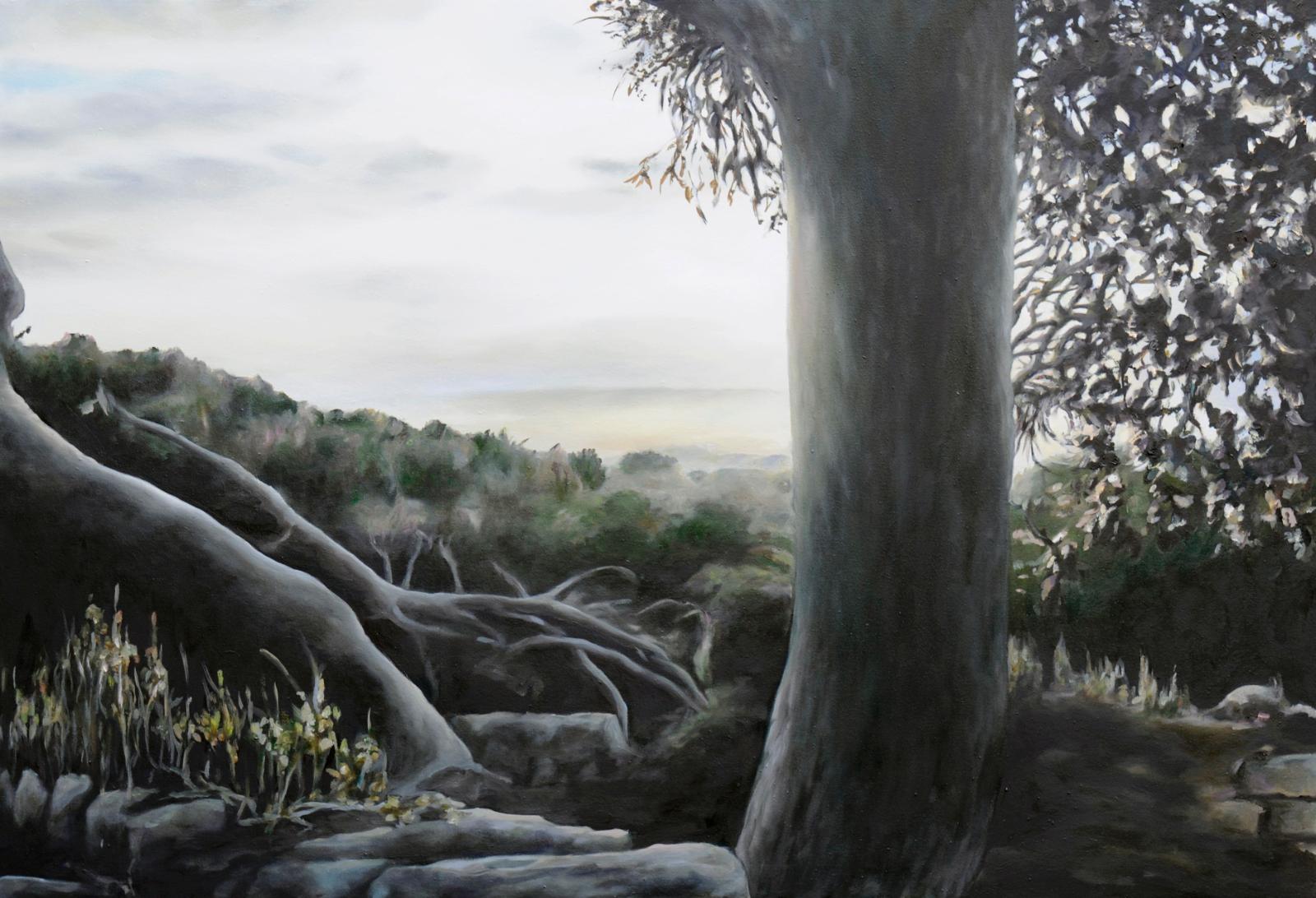 Franz Baumgartner, Romantille, 7.2014, Öl auf Leinwand, 100 cm x 145 cm, Galerie Cyprian Brenner, LONGSTREET ART SHOP