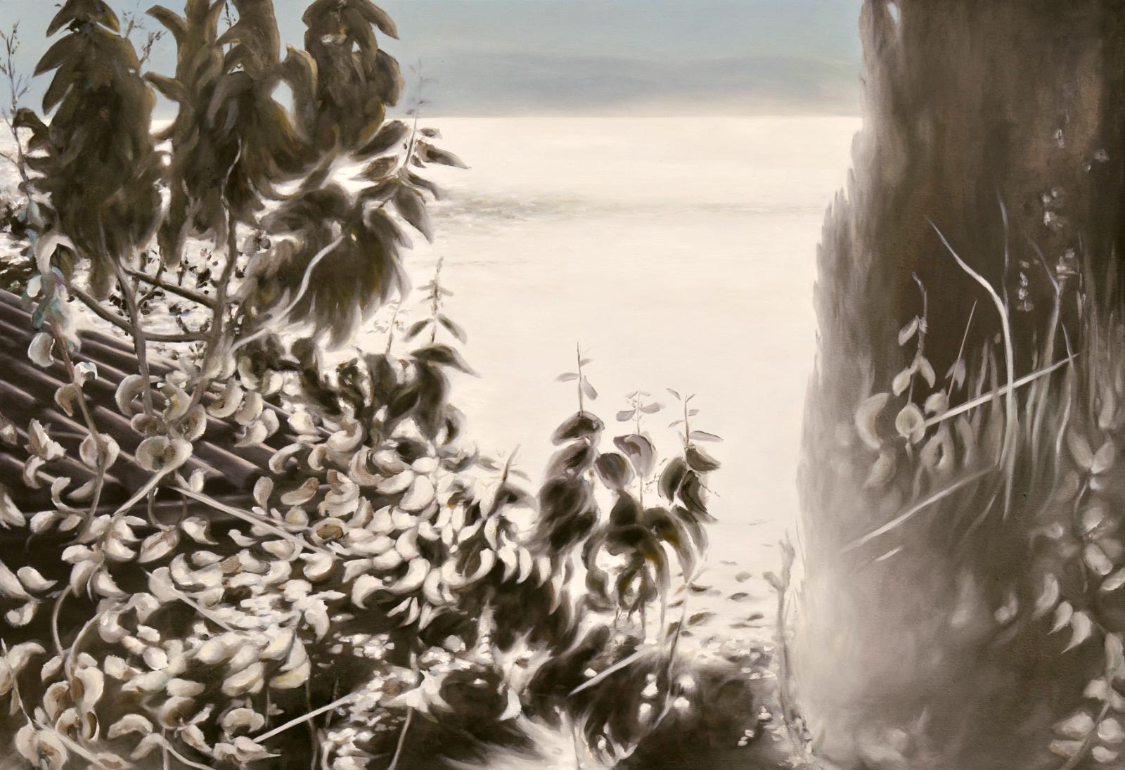 Franz Baumgartner, al lago, 12.16 - 3.2017, Öl auf Leinwand, 100 cm x 145 cm, Preis auf Anfrage, Galerie Cyprian Brenner, LONGSTREET ART SHOP