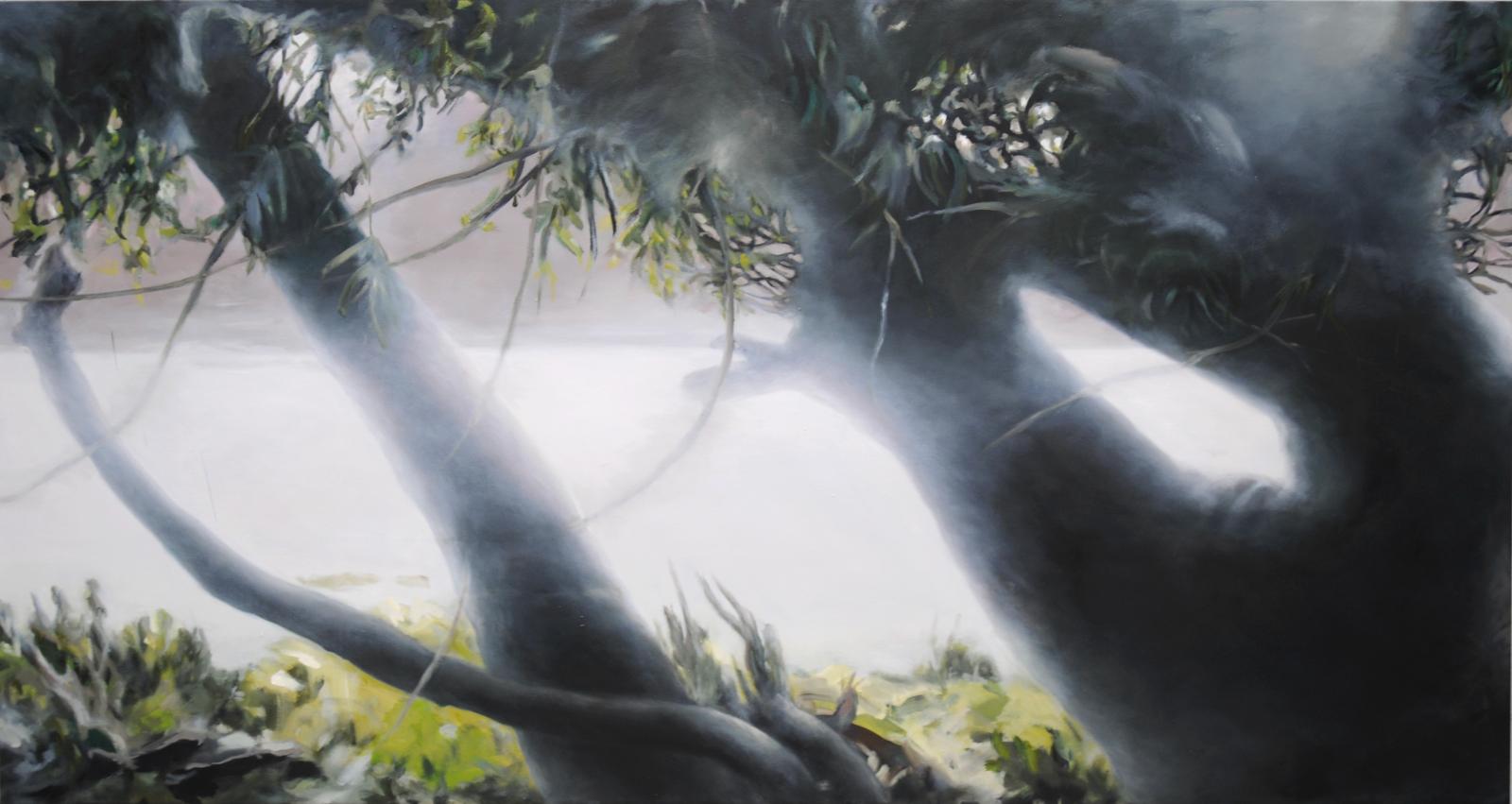 Franz Baumgartner, in der Früh, 8.2011, 159 cm x 300 cm, Galerie Cyprian Brenner, LONGSTREET ART SHOP