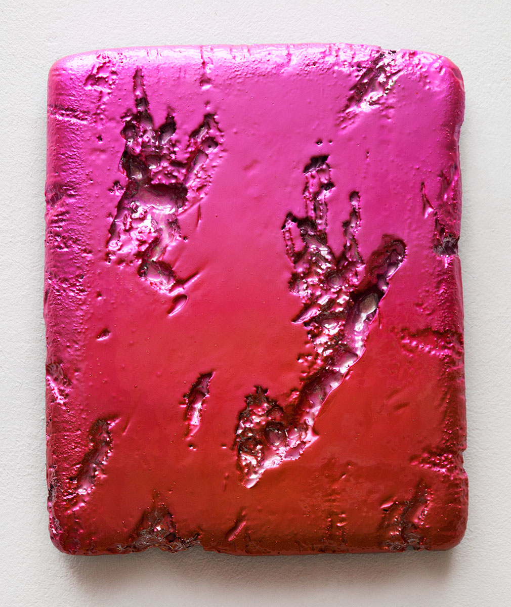 Ulrike Buhl, Aufgang (R8_20), 2020, Mixed Media/Effektlack/Spiegellack, 59 x 47,5 x 5 cm, buu021kü
