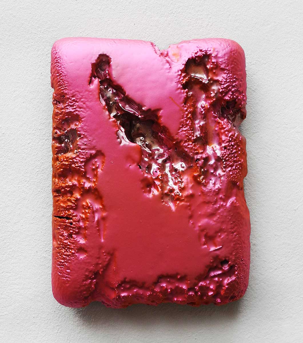 Ulrike Buhl, R9_20, 2020, Mixed Media/Effektlack/Spiegellack, 31 x 22,5 x 5 cm, buu022kü
