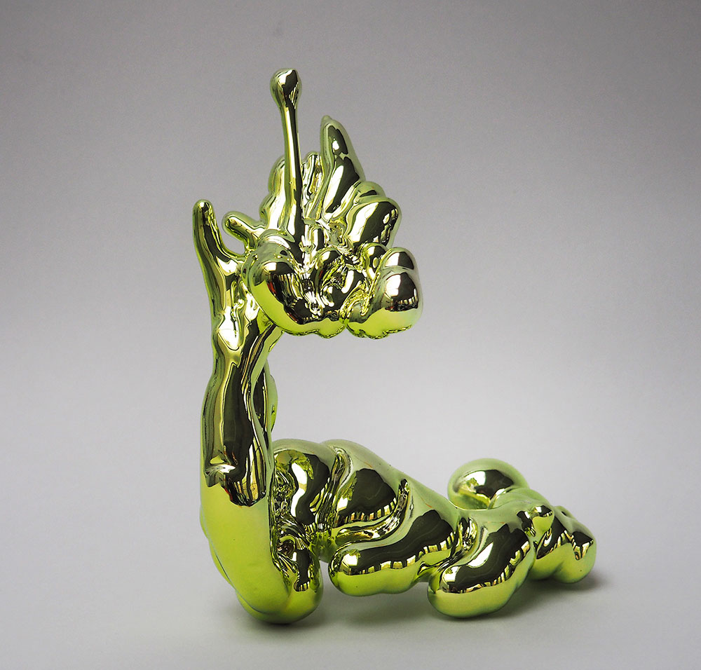 Ulrike Buhl, Implosion 1 #1, 2014, Material Mixed Media, Versilberung, Lack, 19 cm x 15 cm x 14 cm, Auflage 24, buu001kü