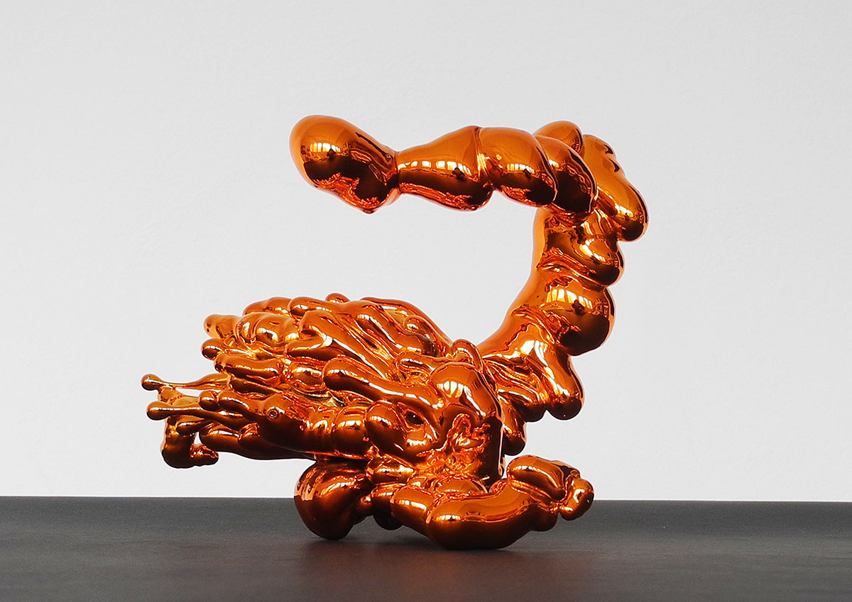 Ulrike Buhl, Implosion 19 #2, 2014/2018, Mixed Media, Versilberung Lack, 19 x 23,5 x 14,5 cm, Auflage: 24, buu002kü