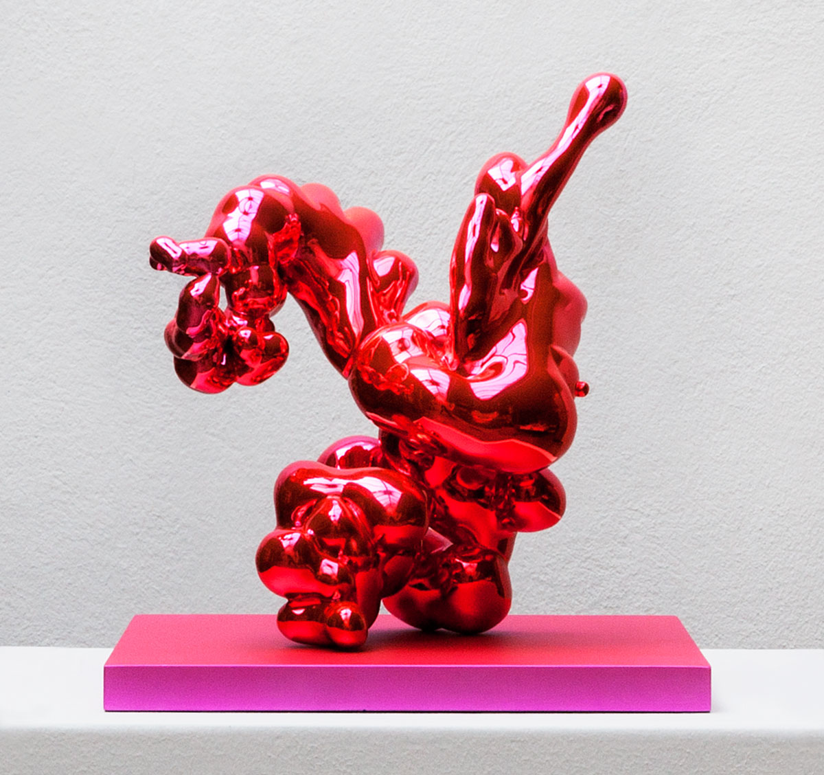 Ulrike Buhl, Implosion 20 II #2, 2014/2019, Mixed Media/Versilberung/farbige Lasur/Lack, 25 x 22 x 15 cm, Edition von 24, buu007kü