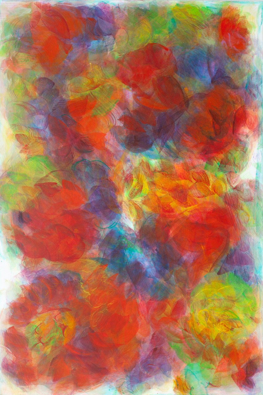 Hanspeter Münch, Herzblatt, 8/2011, Acryl auf Leinwand, 210 x 140 cm