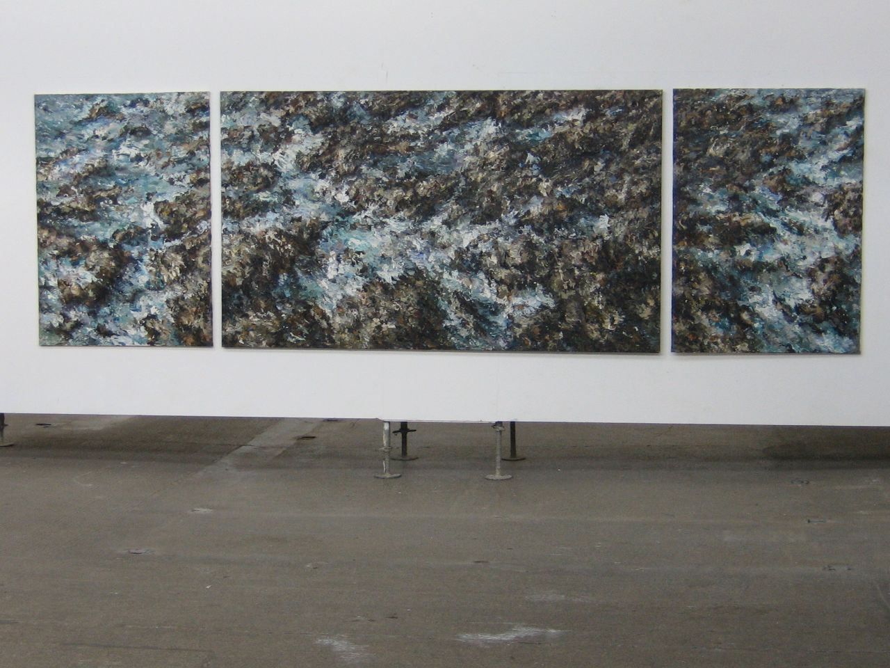 Rudi Weiss
Land und Wasser
23/1997
Öl auf Leinwand
140 cm x 240 cm
Und 2x 140 cm x 100 cm
wer034ko