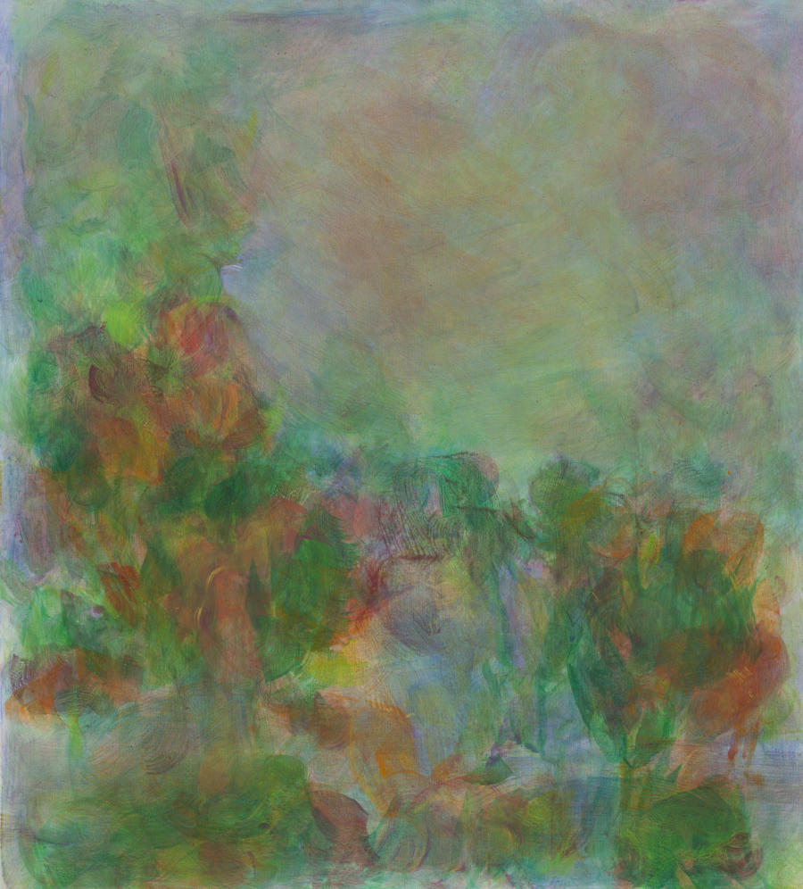 Hanspeter Münch,  Abendlicht (Diptychon)
4/5, 2018,
Acryl auf Leinwand, je 155 x 140
