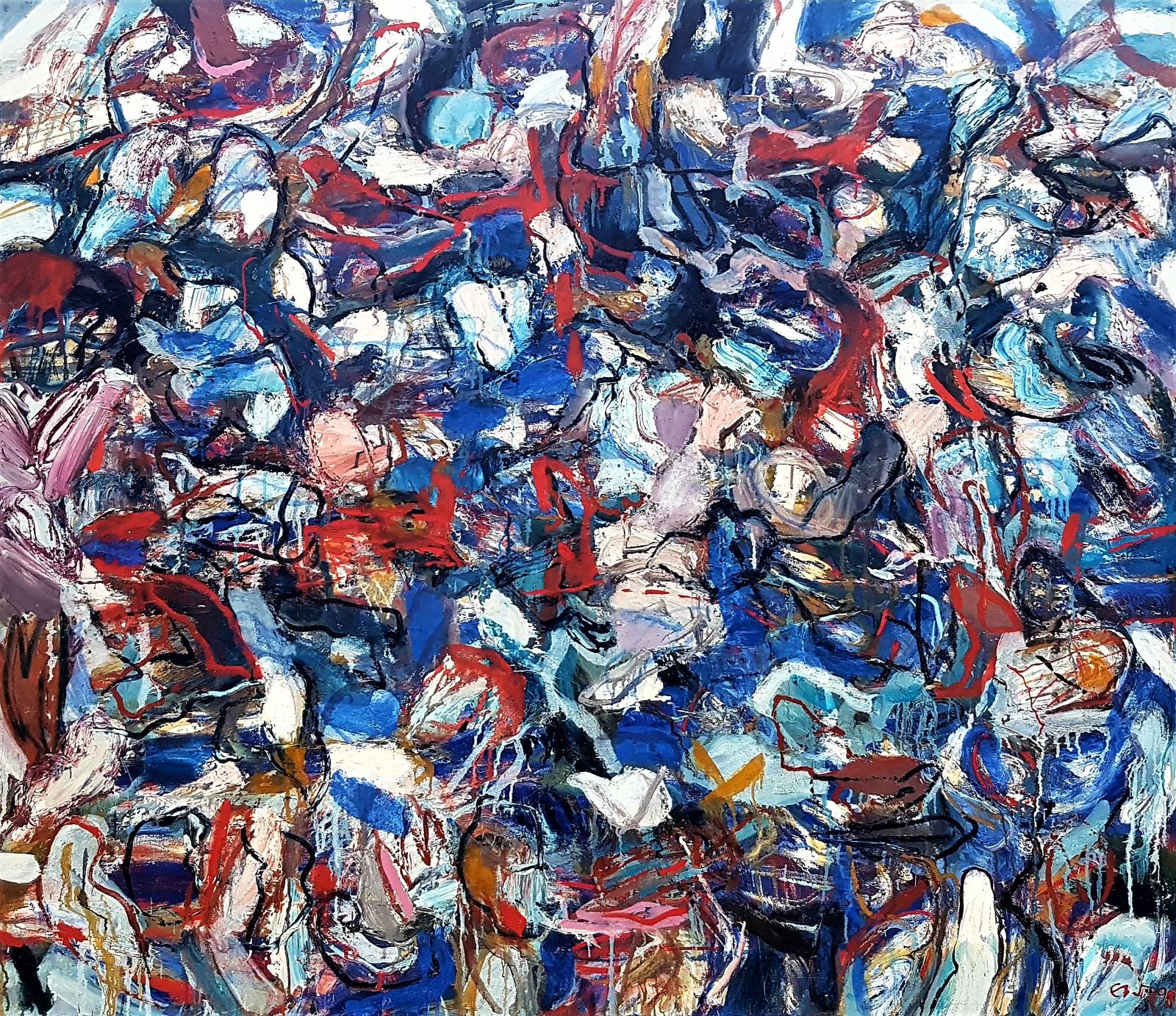 Elke Wree, Costaldo, 1998, Öl auf Leinwand, 130 x 150 cm