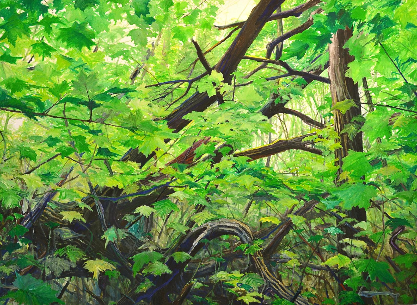 Helge Hommes, Das Wikingerschiff, 2016, Öl auf Leinwand, 180 cm x 280, Galerie Cyprian Brenner, LONGSTREET ART SHOP