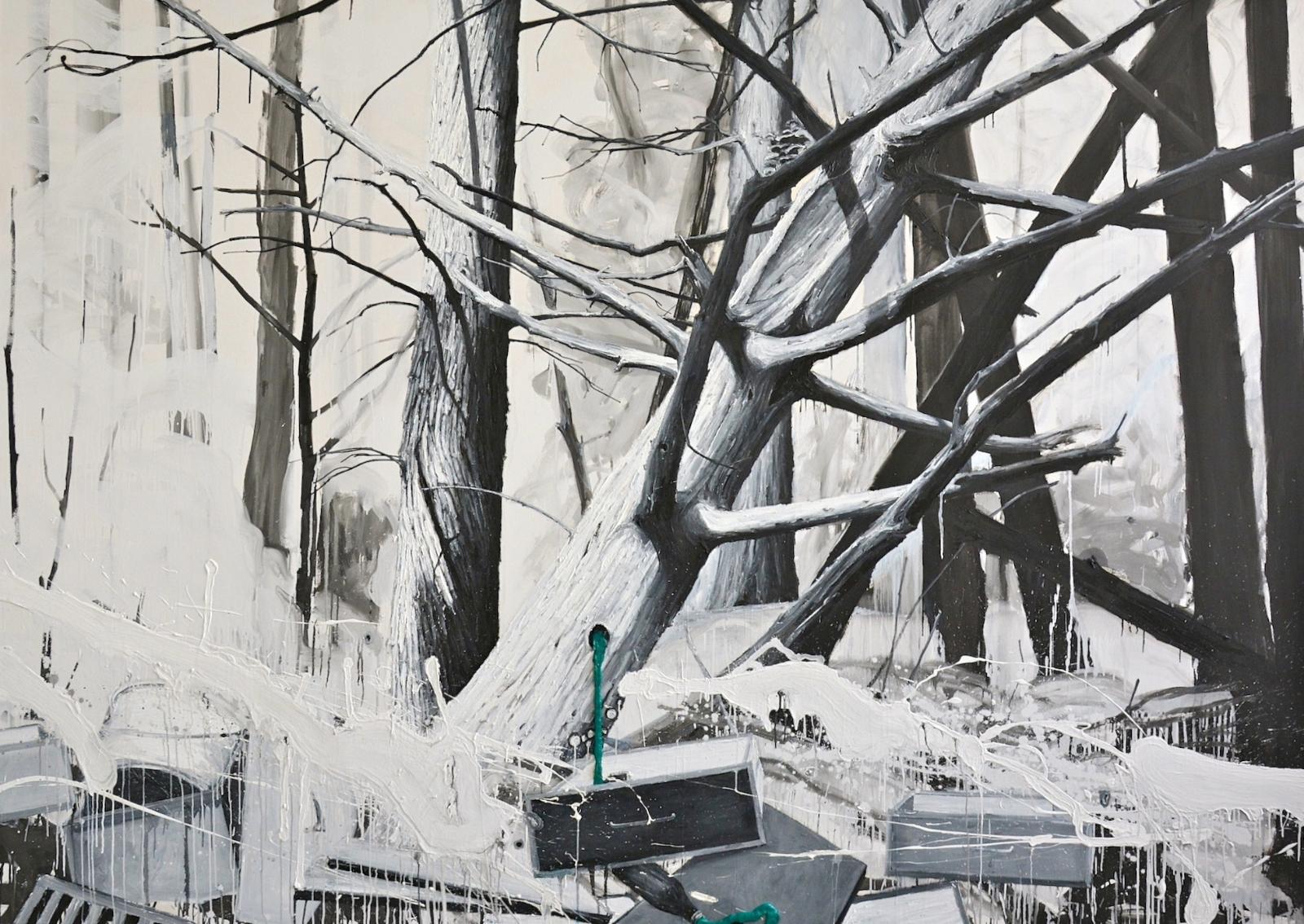 Helge Hommes, Morgenland, 2014, 200 cm x 280 cm, Öl auf Leinwand, Galerie Cyprian Brenner, LONGSTREET ART SHOP