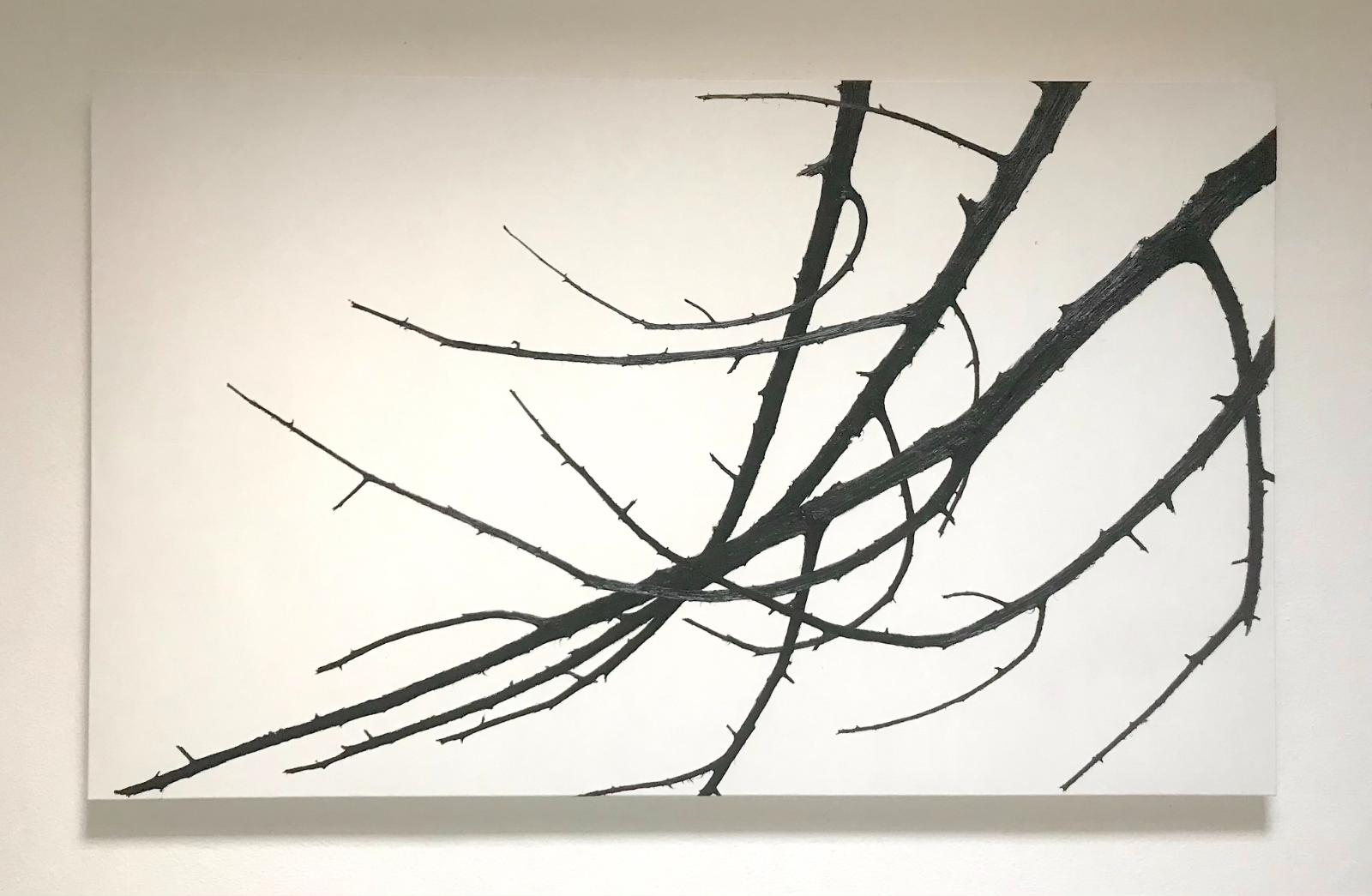 Helge Hommes, WALDESRUH, 2016, Öl auf Leinwand, 140 x 230 cm