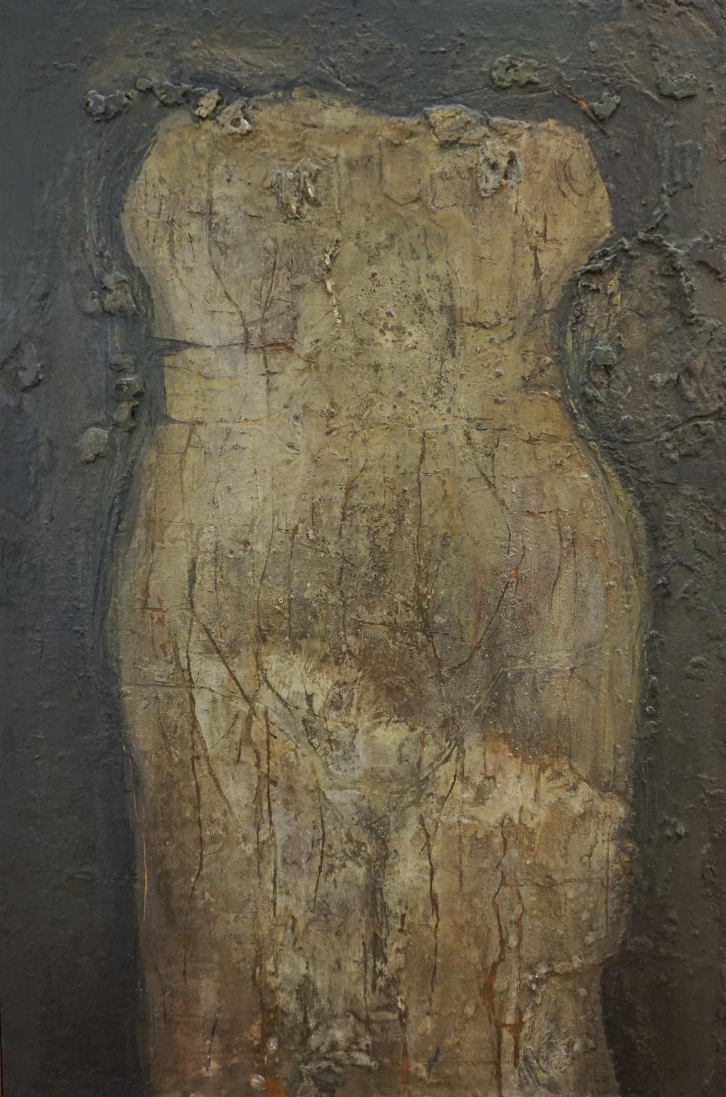 Rudolf Haegele, „Torso“, 1964, Mischtechnik, 120 cm x 80 cm, har004ko
