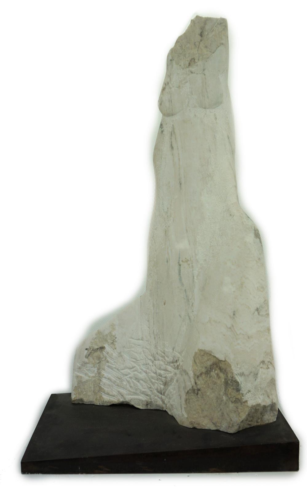 Rudolf Kurz, „Weiblicher Torso“, 2013/2019, Marmor/Stahl, 105 cm (Höhe), kur002ko