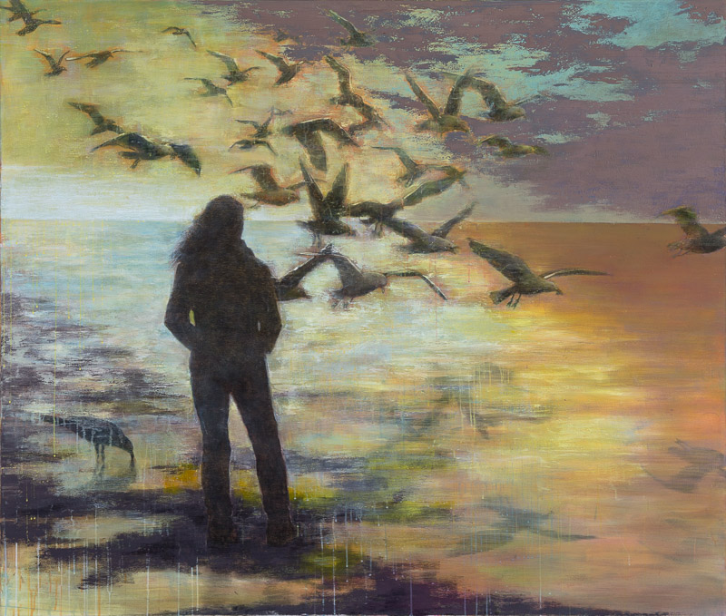 Kathrin Rank, Kopfkino, 2016, Öl auf Leinwand, 170 x 200 cm