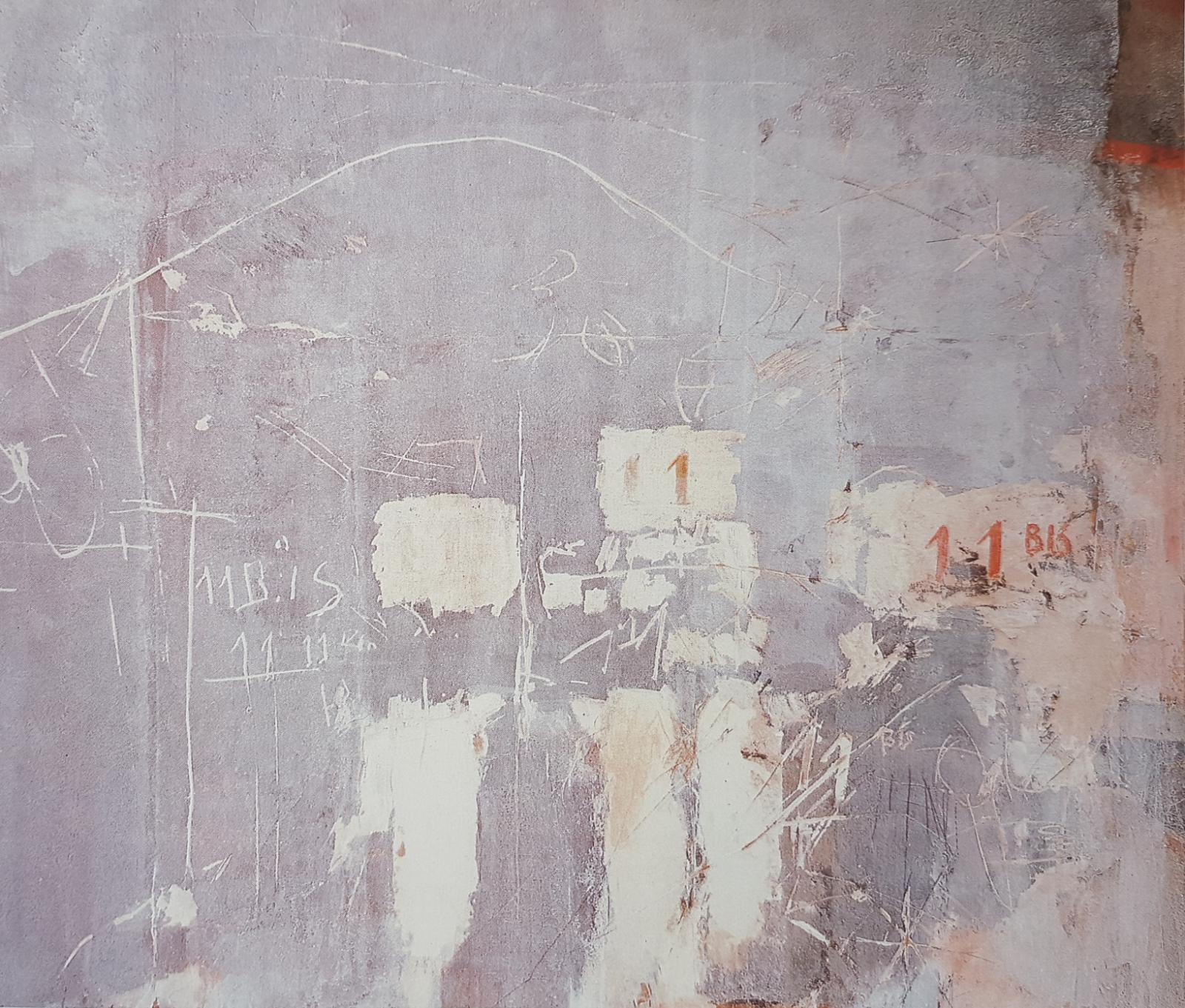 Rudolf Haegele 11 Bis 1984 Mischtechnik auf Leinwand 125 cm x 145 cm, Galerie Cyprian Brenner, LONGSTREET ART SHOP