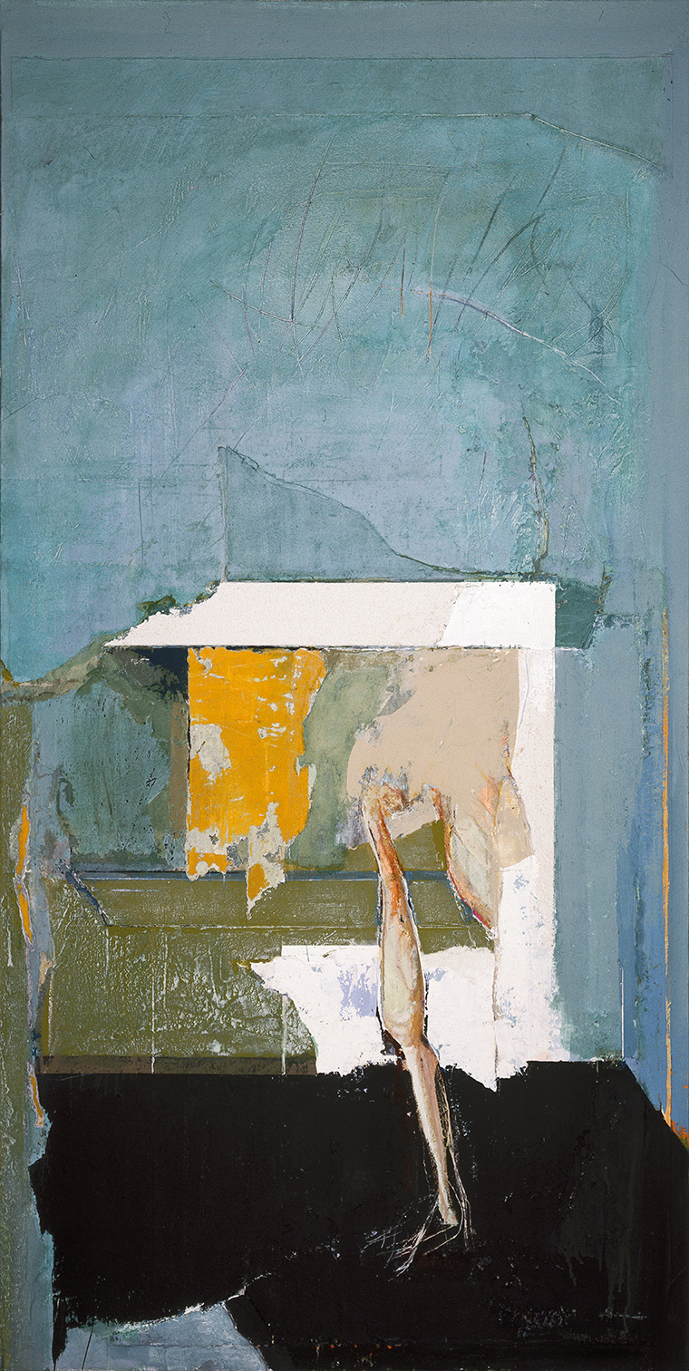 Rudolf Haegele, Zu Ezechiel, Kap. 37, 1994, Mischtechnik, 200 cm x 100 cm, Galerie Cyprian Brenner, LONGSTREET ART SHOP