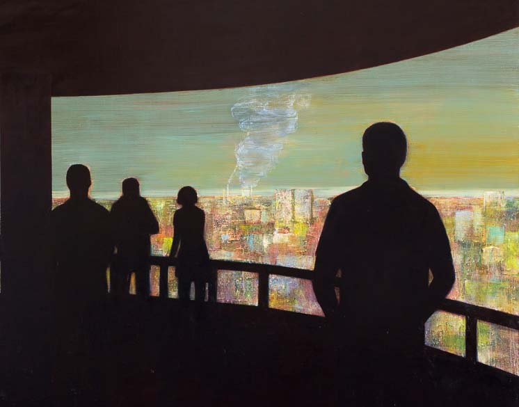 Kathrin Rank, Suspicion, 2012/2020, Öl auf Leinwand, 130 cm x 160 cm 