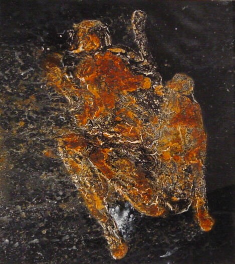 Joan Puigvert, Le sogaume de la muit, 1994, Mischtechnik, 55 cm x 50 cm, LONGSTREET ART SHOP