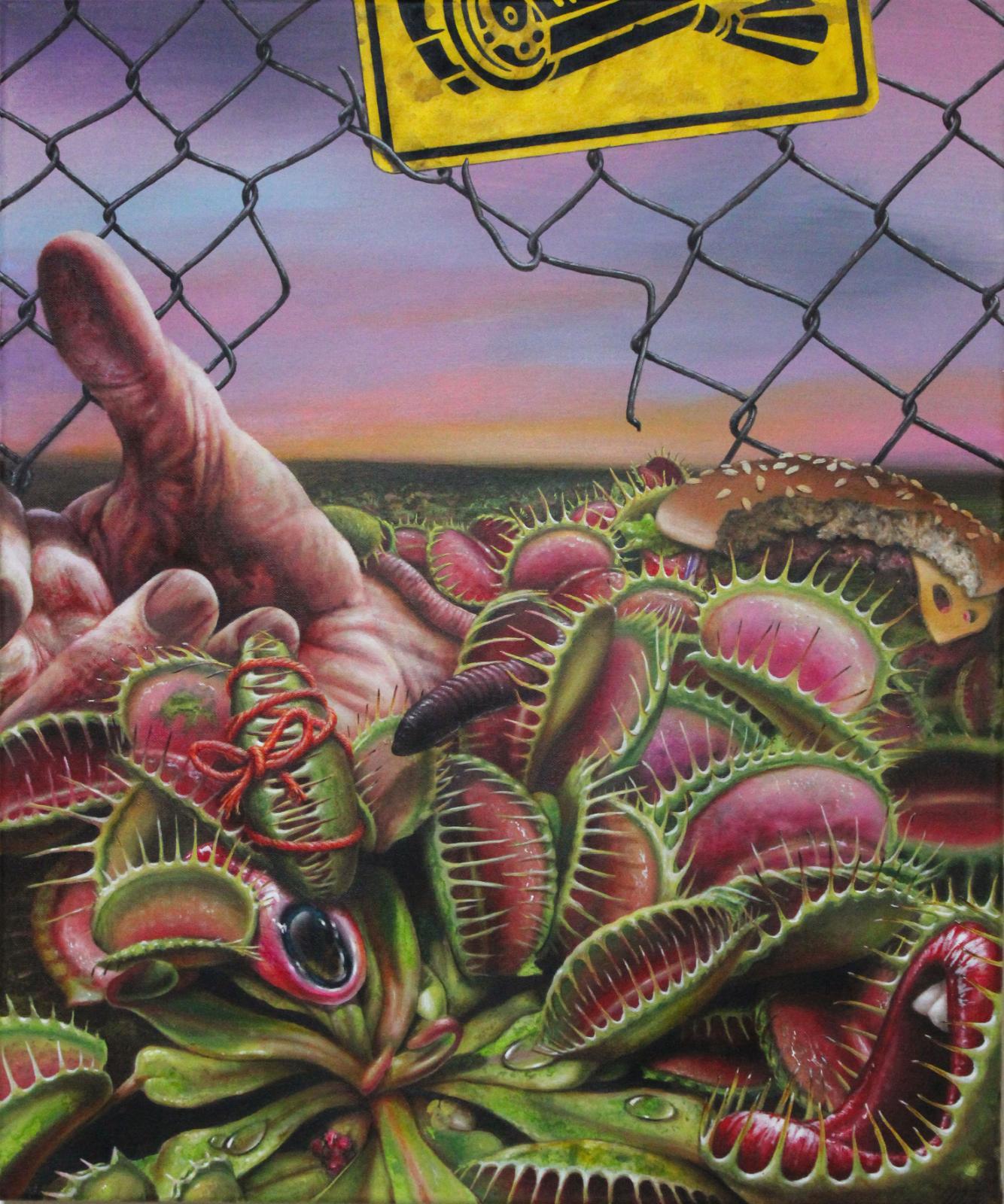 Robert Matthes, Sichtjäger VII, 2023, Acryl auf Nessel, 60 cm x 50 cm, Galerie Cyprian Brenner, LONGSTREET ART SHOP