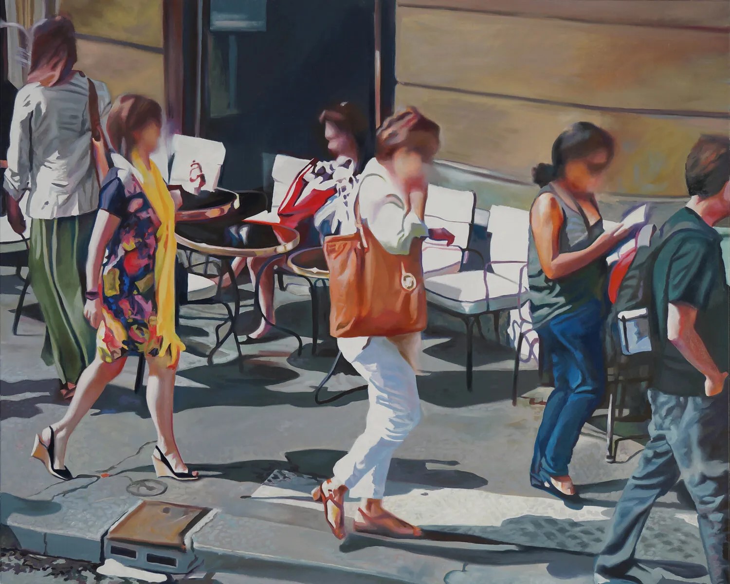 Werner Fohrer, Avenue de l'Opera, Paris, 2014, Öl auf Leinwand, 120 cm x 150 cm, SüdWestGalerie, LONGSTREET ART SHOP