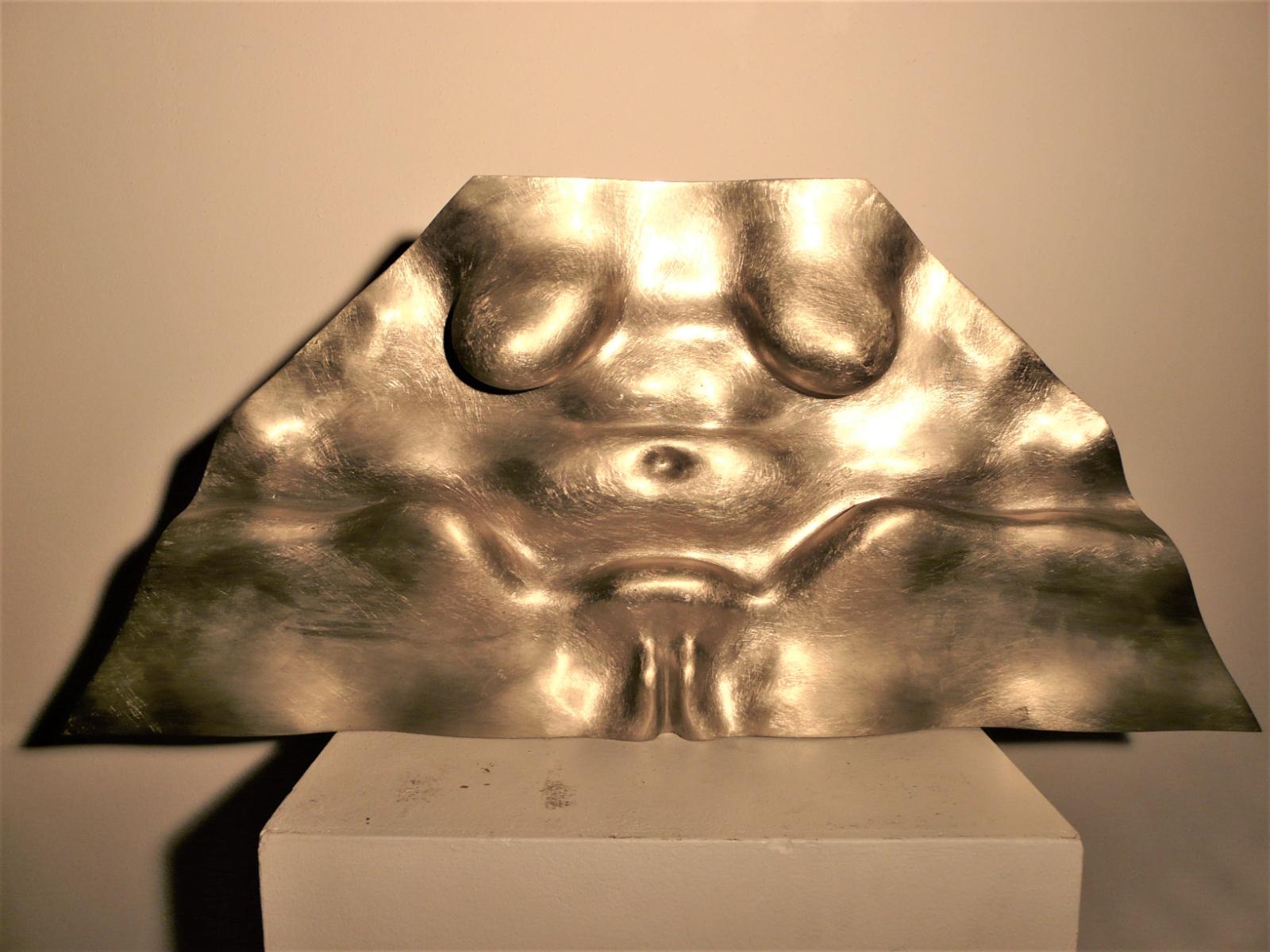 Wilhelm Loth, Junge Hexe, Relief 25-79, 1979, Neusilber, 39 cm x 86,3 cm x 8 cm, SüdWestGalerie, LONGSTREET ART SHOP