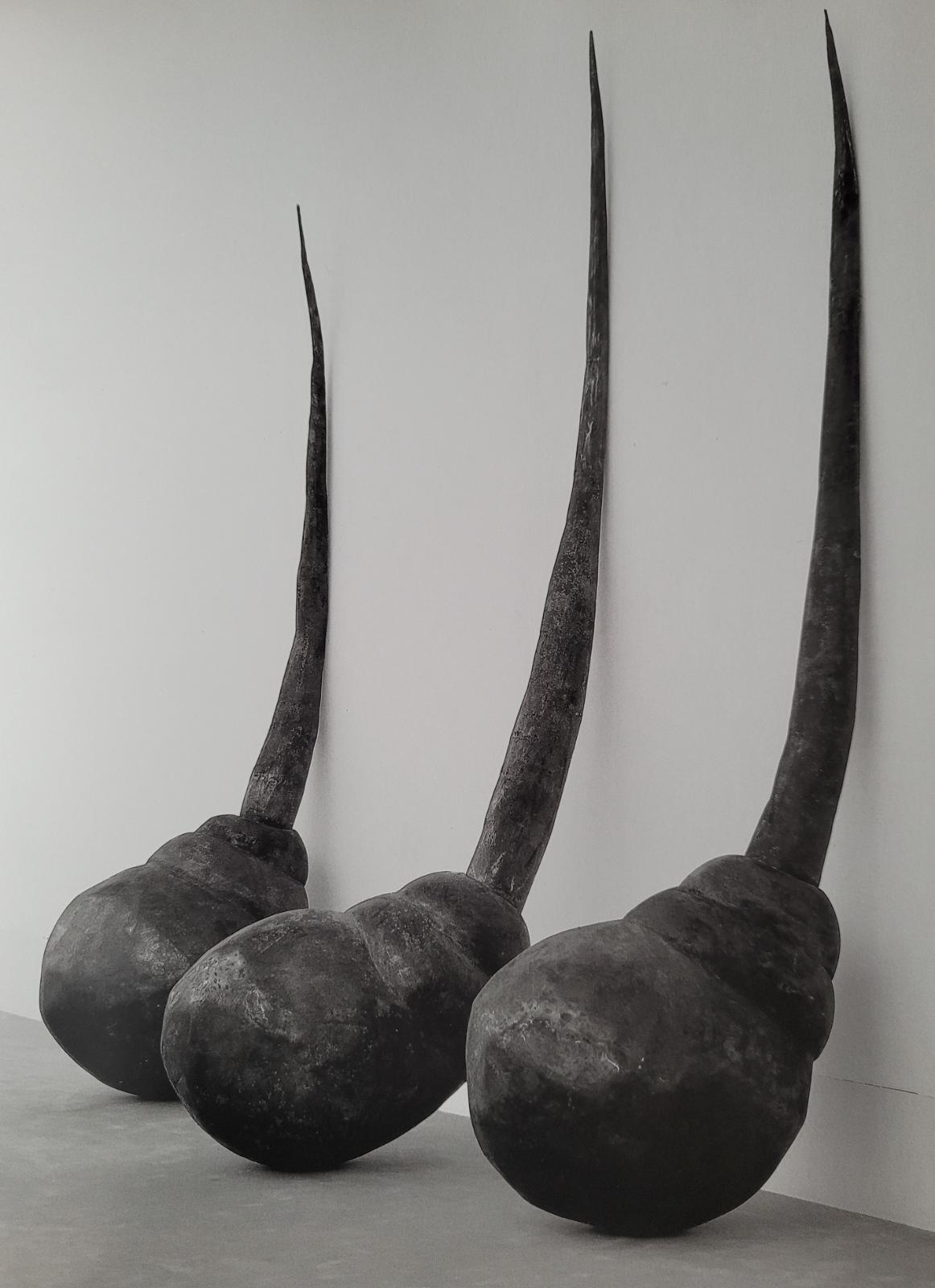 Andrea Zaumseil, Ohne Titel 1998, Stahl, 3 Teile, Höhe ca. 278 cm, 295 cm, 265 cm, SüdWestGalerie, LONGSTREET ART SHOP