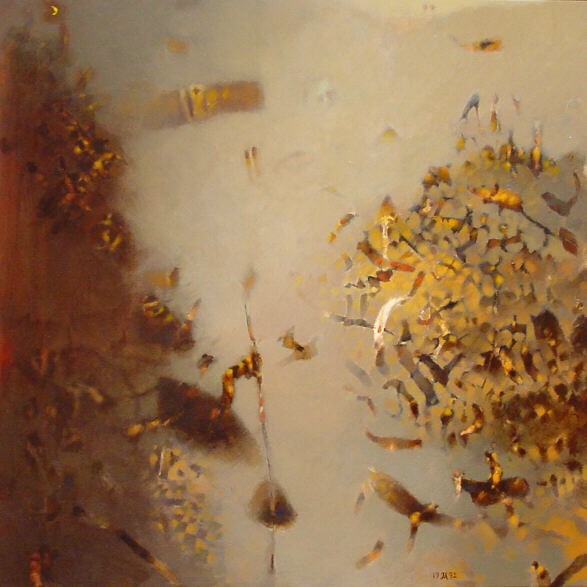 Max Peter Haering, Charon oder der kleine Mond II, 1992, 64 cm x 64 cm, ham005re, SüdWestGalerie, LONGSTREET ART SHOP