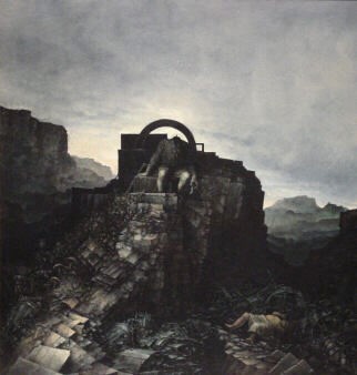 Max Peter Haering, Das Ende des Spiels, 1976, 83 cm x 79 cm, ham001re, SüdWestGalerie, LONGSTREET ART SHOP